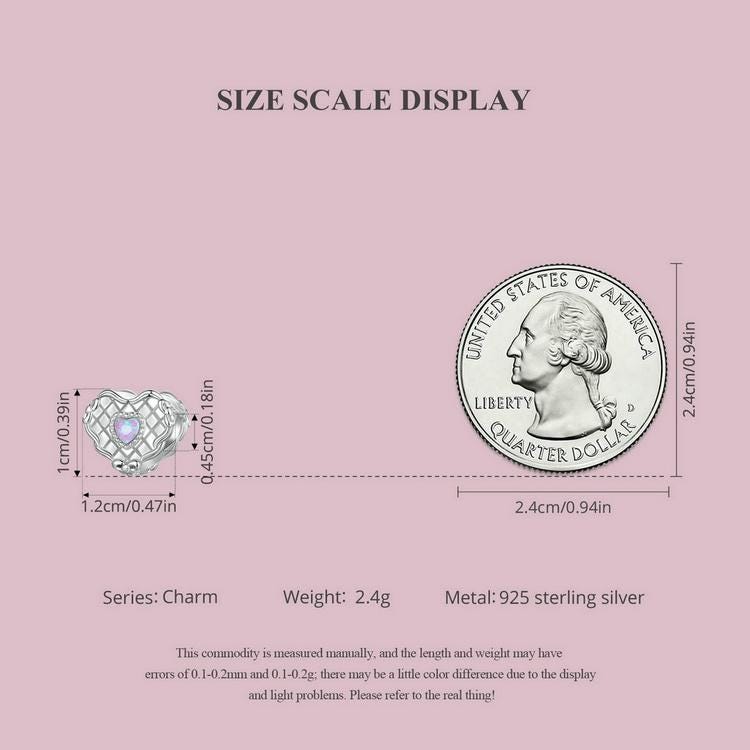 Vintage Cake Bead Charm