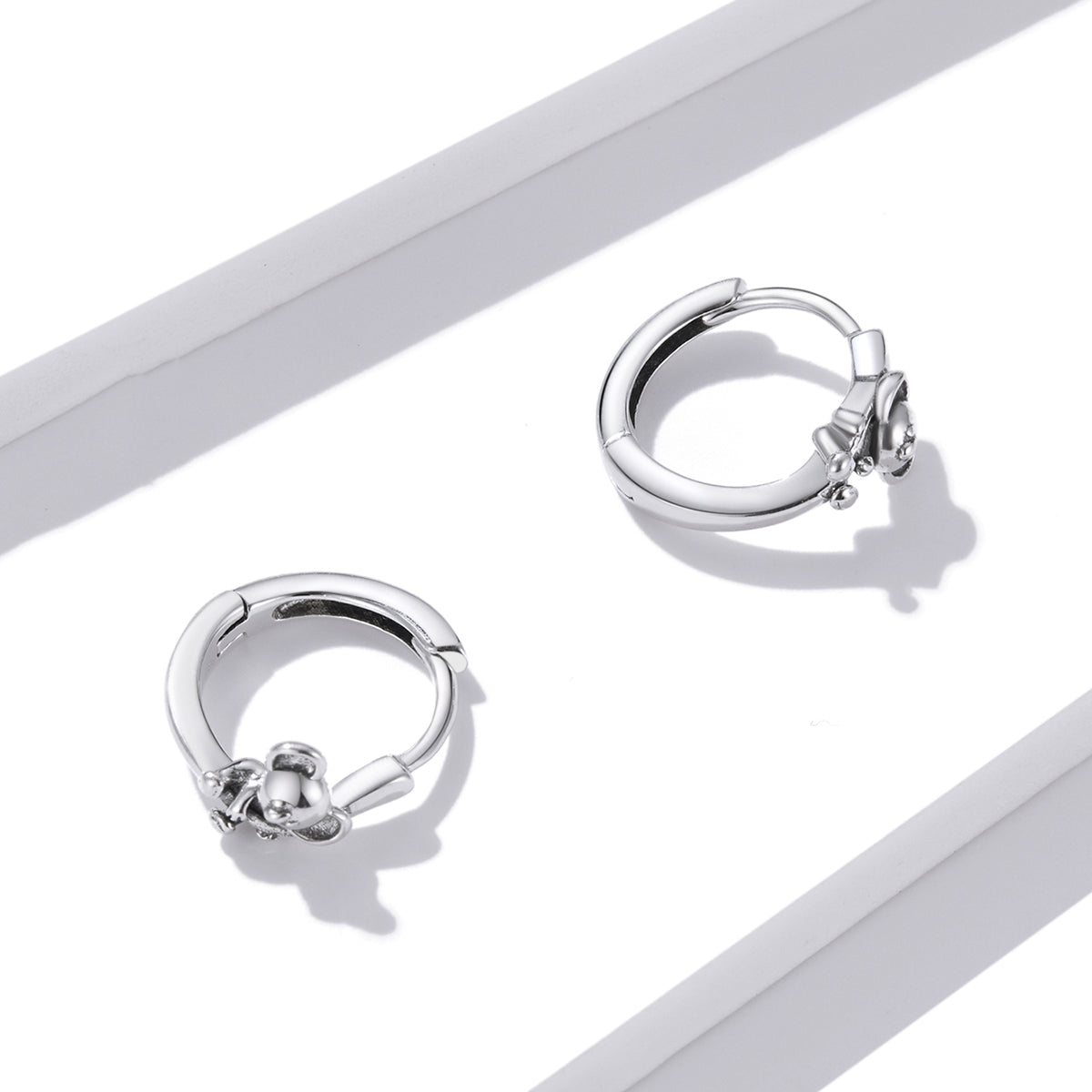 Compact Koala Stud Earrings