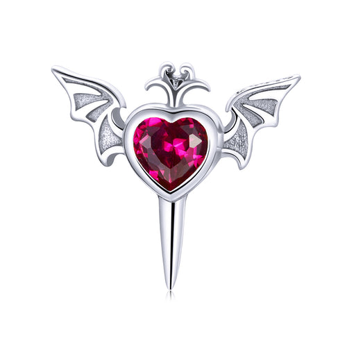 Winged Heart Earrings