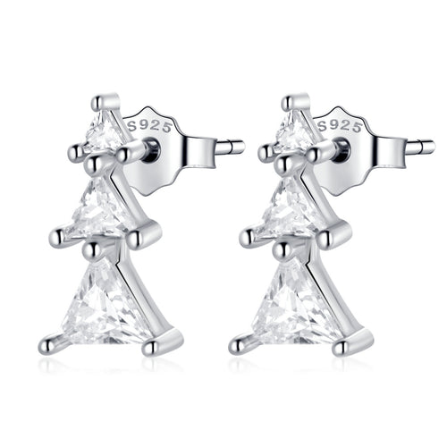 Elegant Christmas Tree Earrings