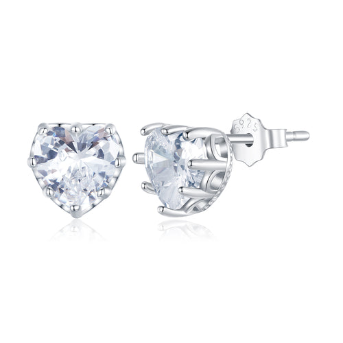 April Birthstone Stud Earrings
