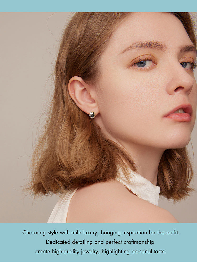 Mirror Clip Earrings