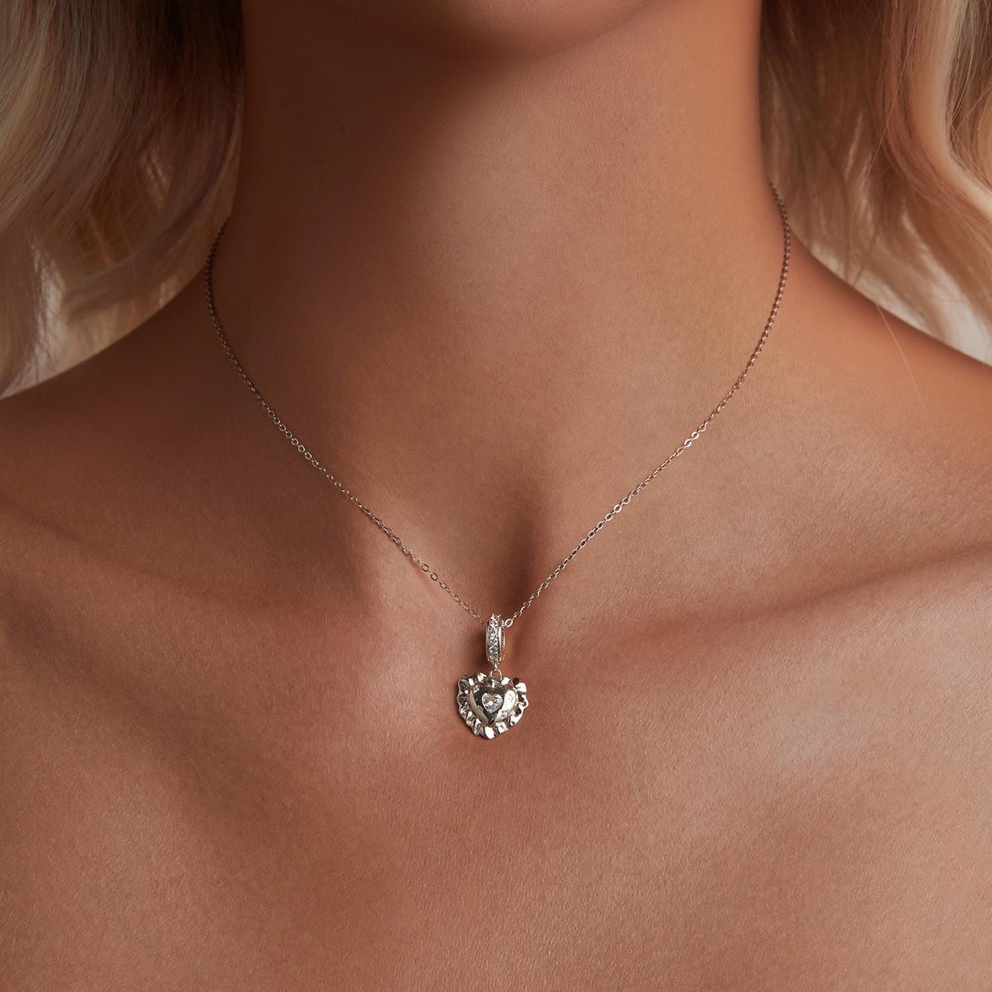 Heart Pillow Pendant Charm