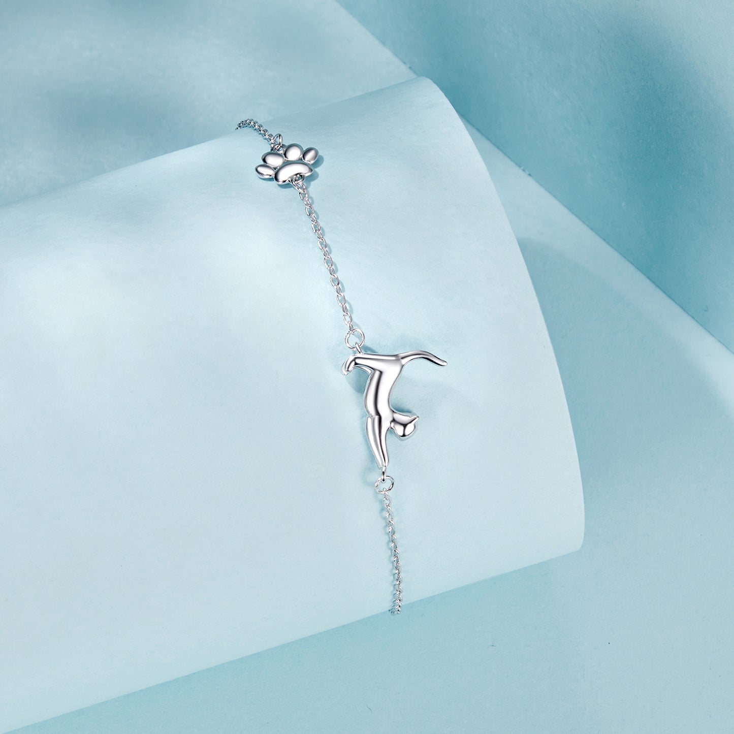 Whimsical Cat Silhouette Bracelet