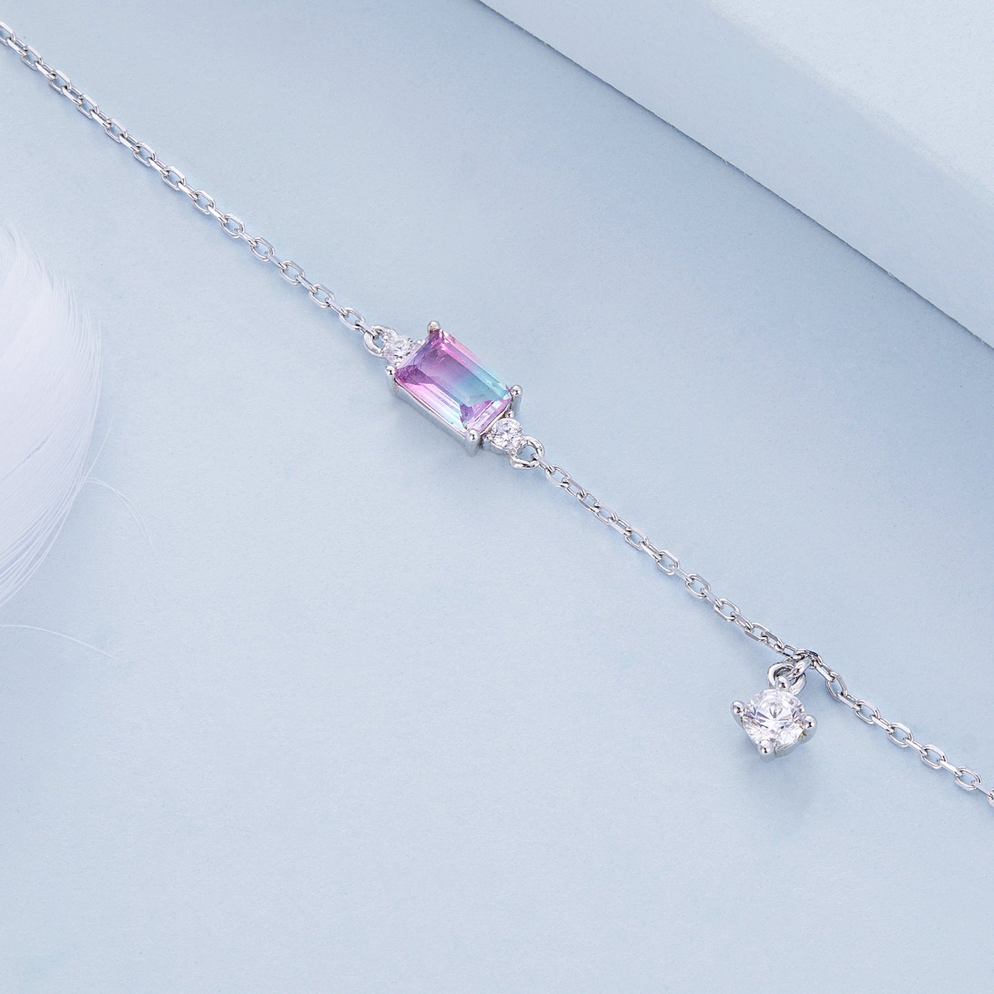 Synthetic Gemstone Bracelet
