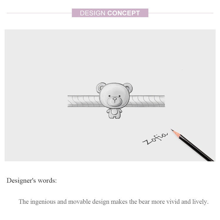 Cute Bear Charm