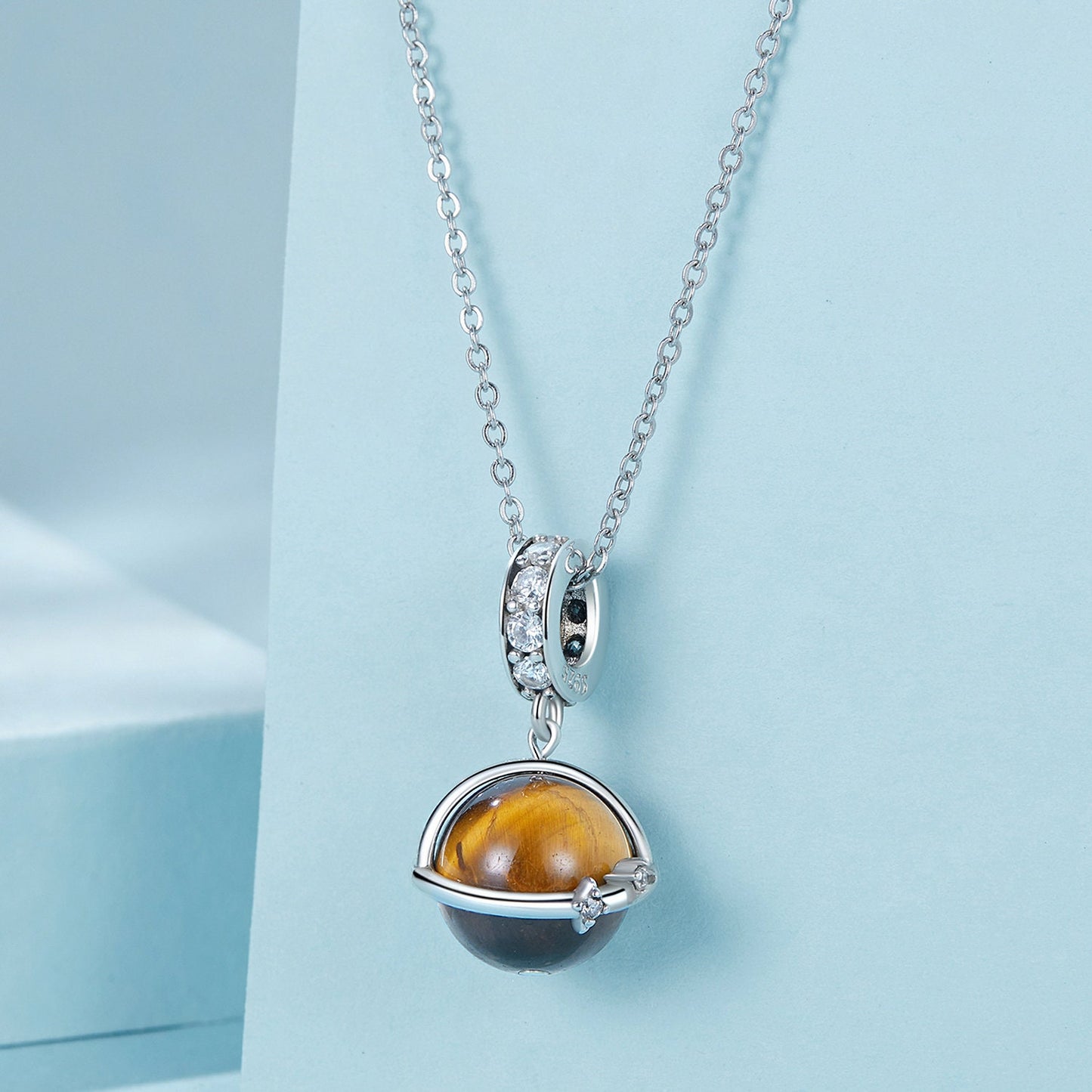 Natural Tigerite Pendant Charm