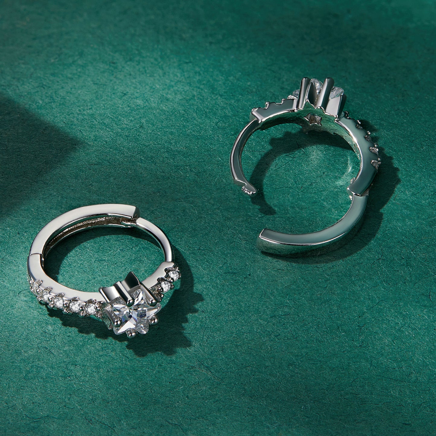 Celestial Clip Earrings
