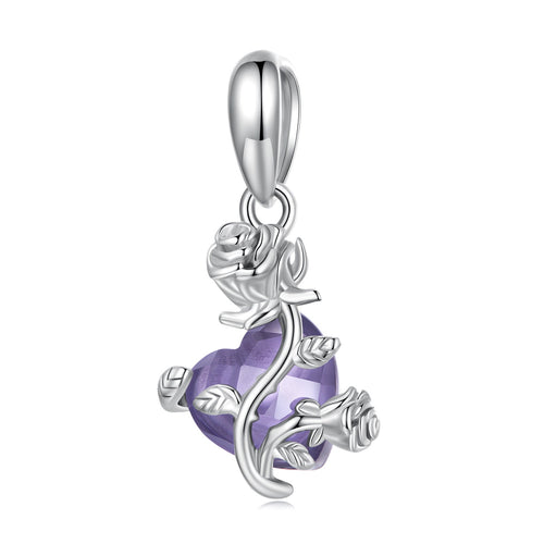 Rose Hanging Bead Charm