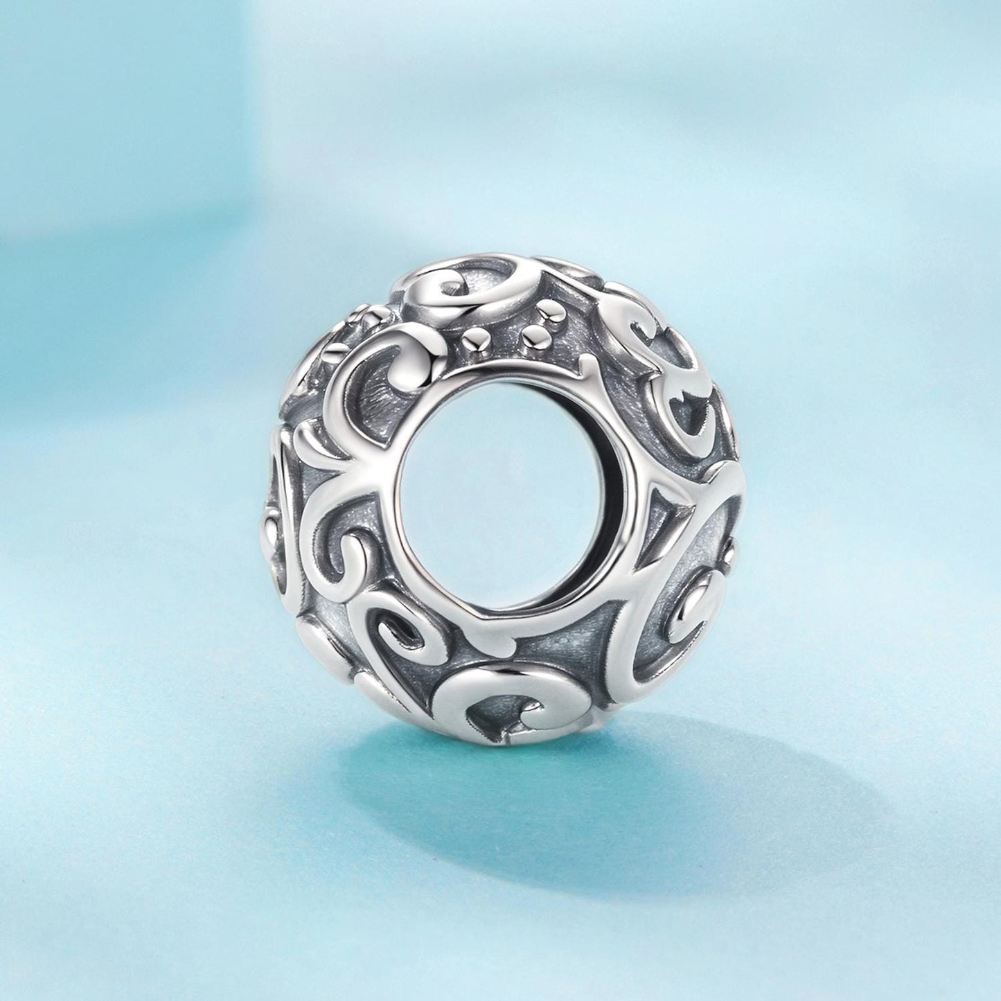Scroll Pattern Charm