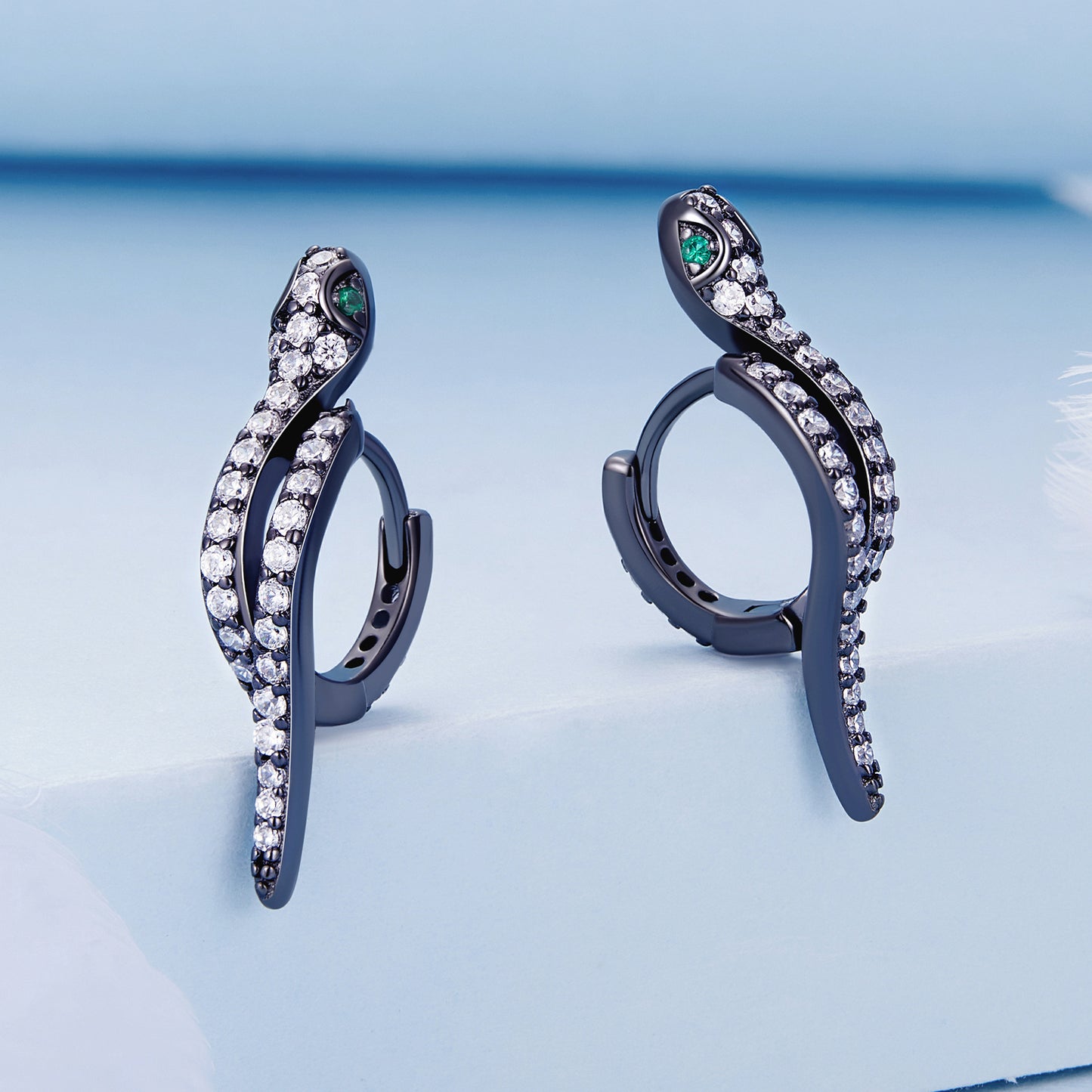 Snake Clip Earrings