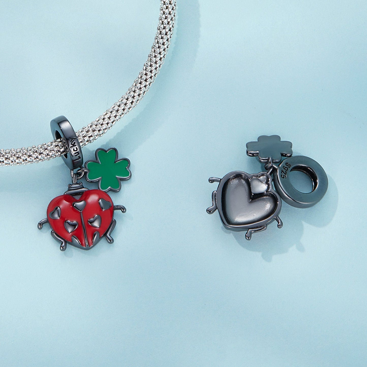 Ladybird Dangle Charm,