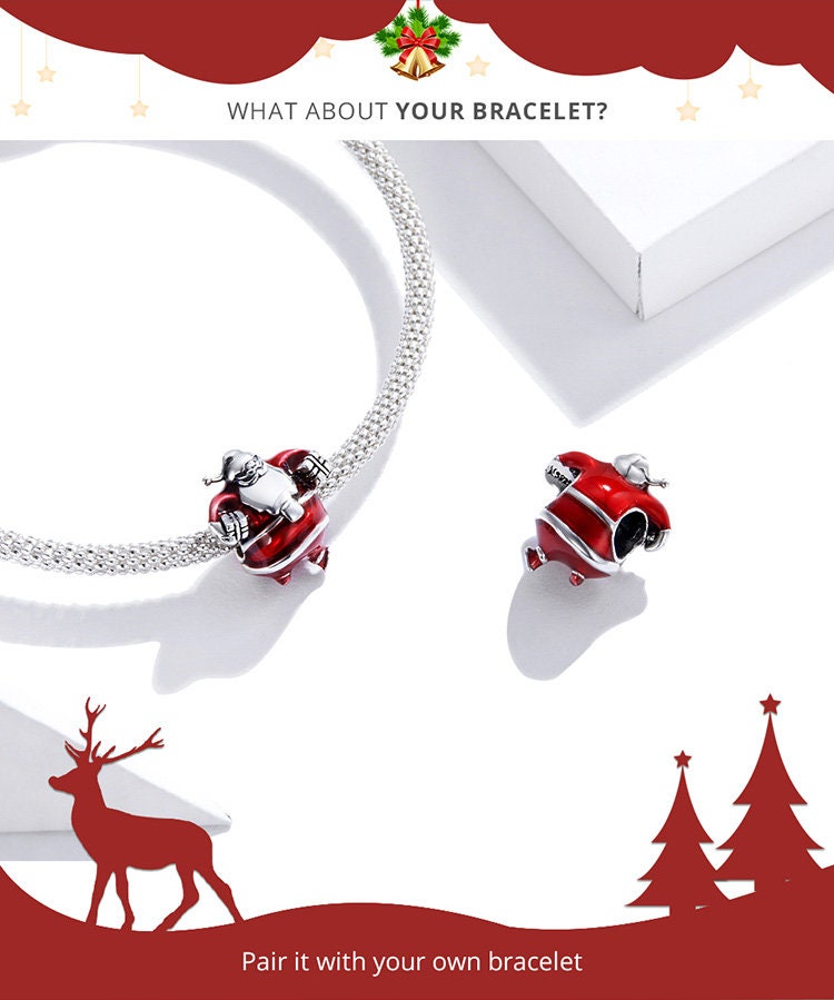 Christmas Theme Santa Claus Charm