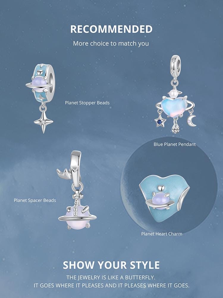 Planet Stopper Beads Charm