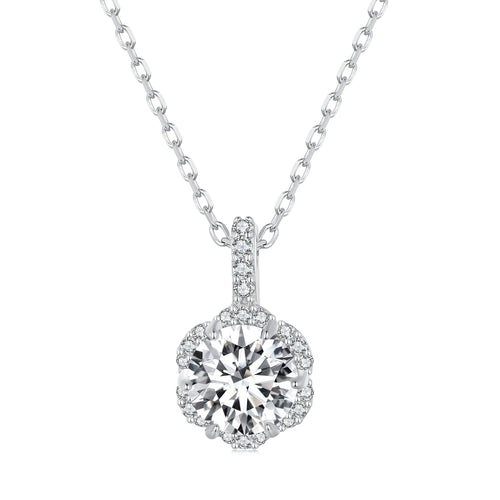 1ct Moissanite Necklace