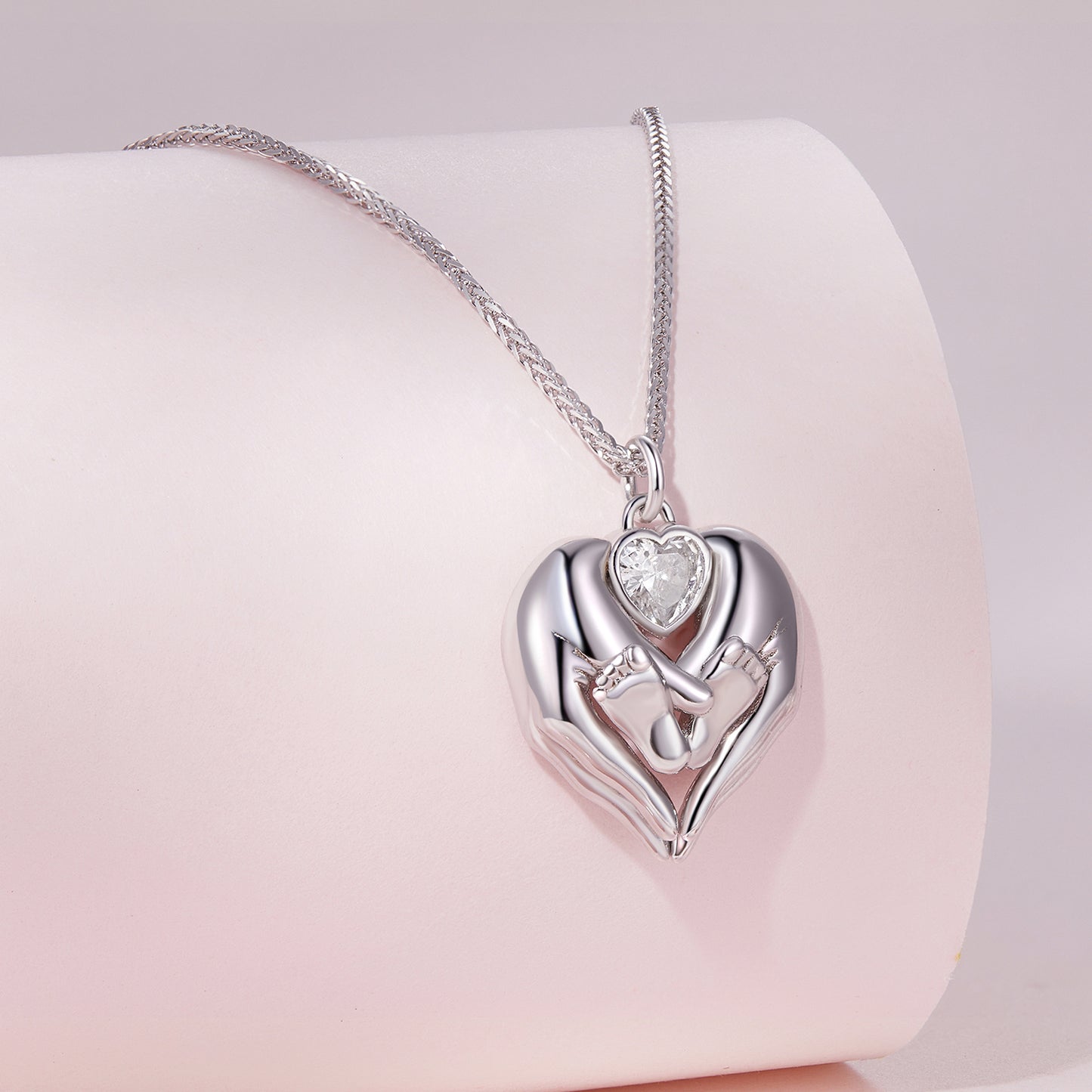 Footprint Charm Necklace