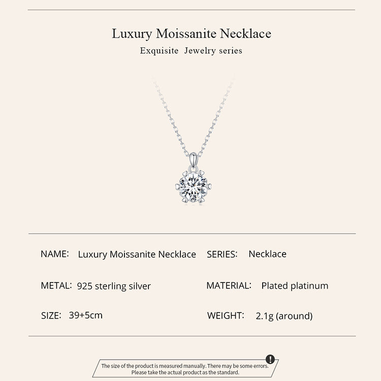 Luxurious Moissanite Necklace