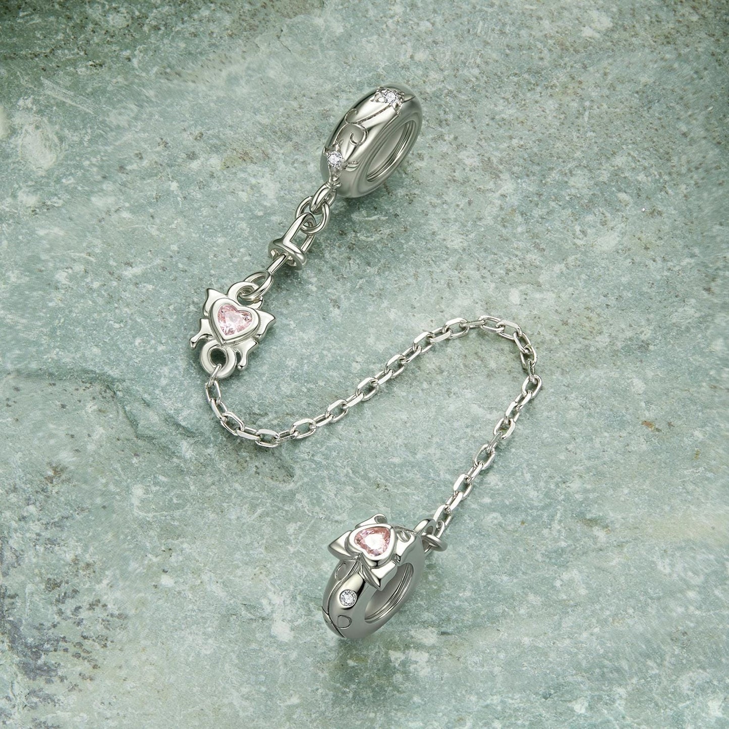 Spring Butterfly Silicone Safety Chain Charm