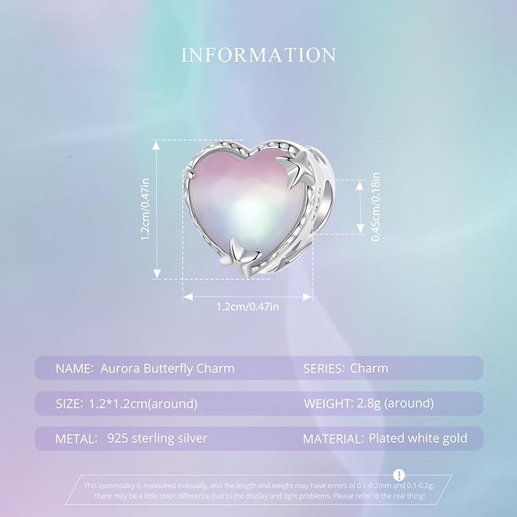 Aurora Butterfly Charm