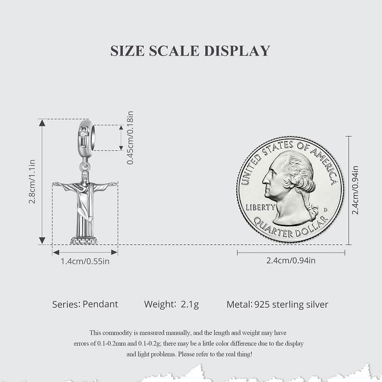 The Christ Redeemer Charm