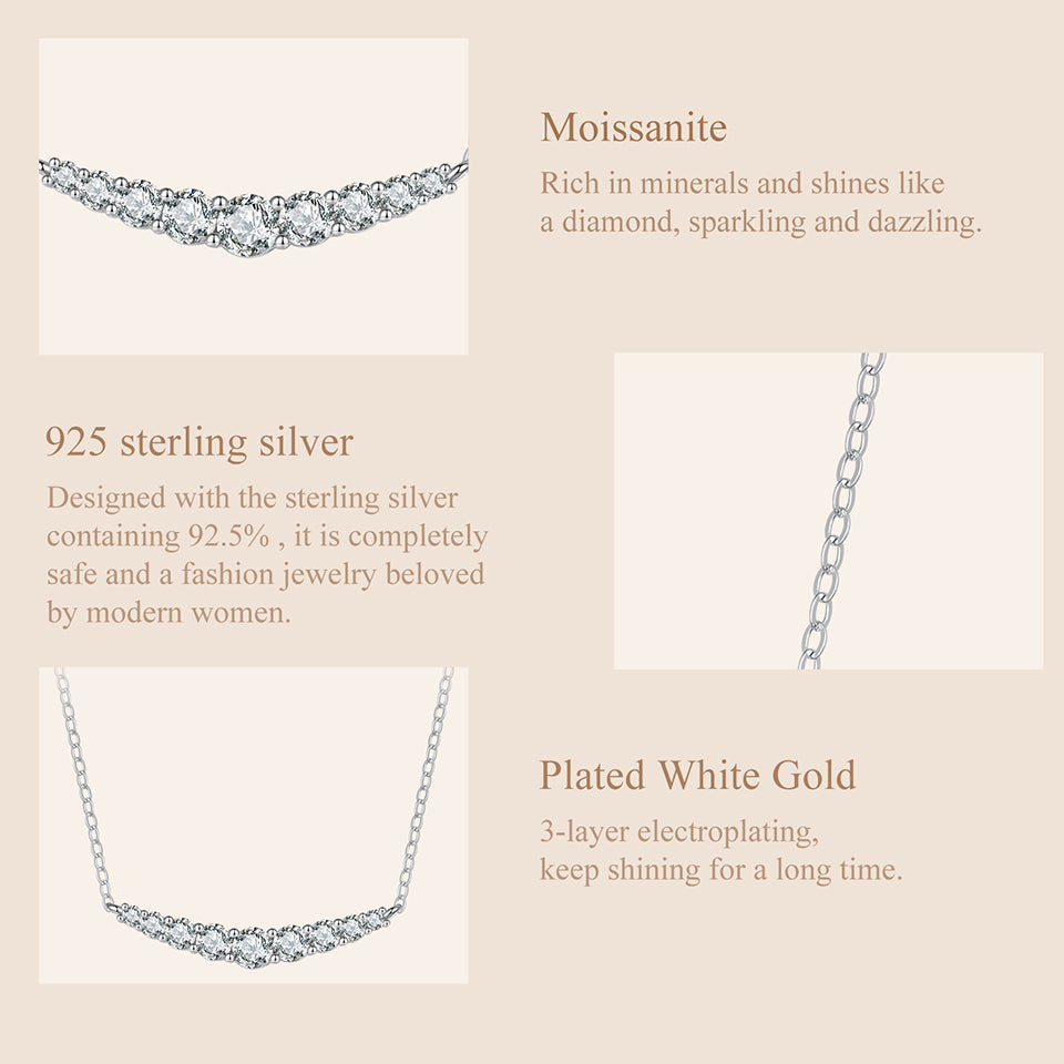 Smiling Face Moissanite Necklace