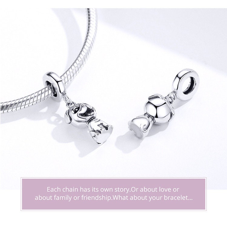Pug Pendant Charm