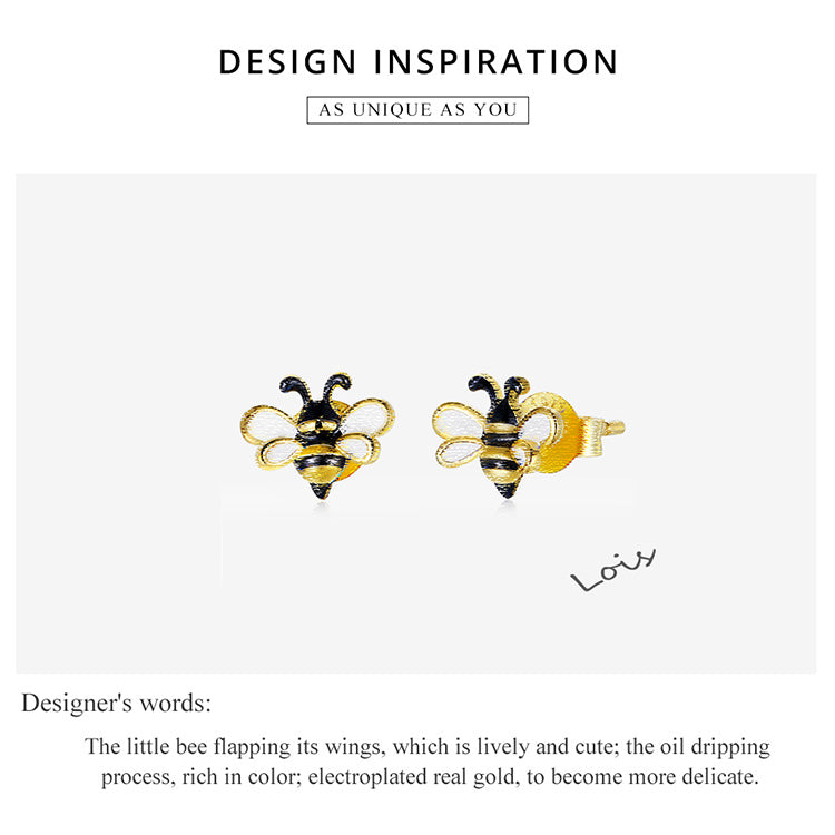 Bee Stud Earrings
