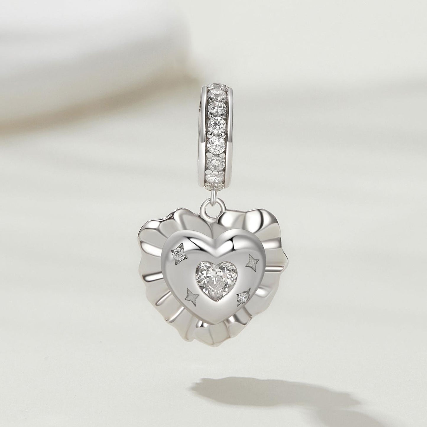 Heart Pillow Pendant Charm