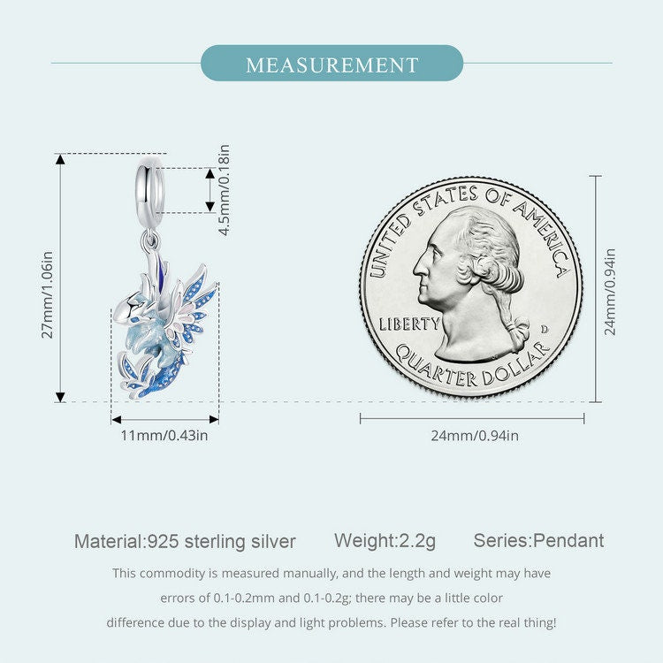 Flying Dragon Pendant Charm