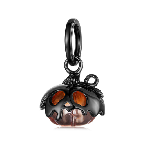 Halloween Skull & Pumpkin Pendant Charm