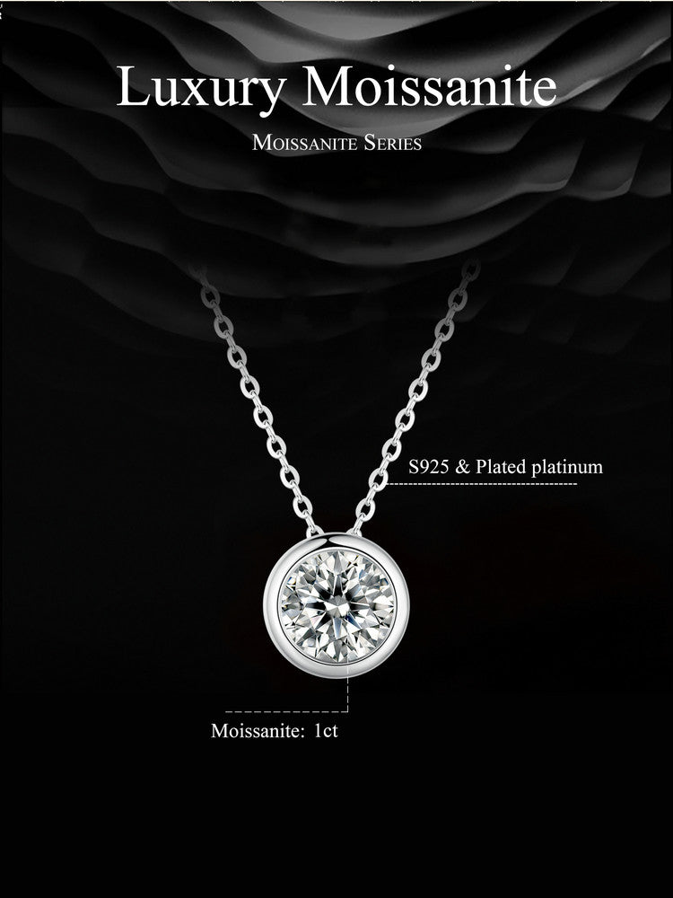 0.5ct Moissanite Necklace