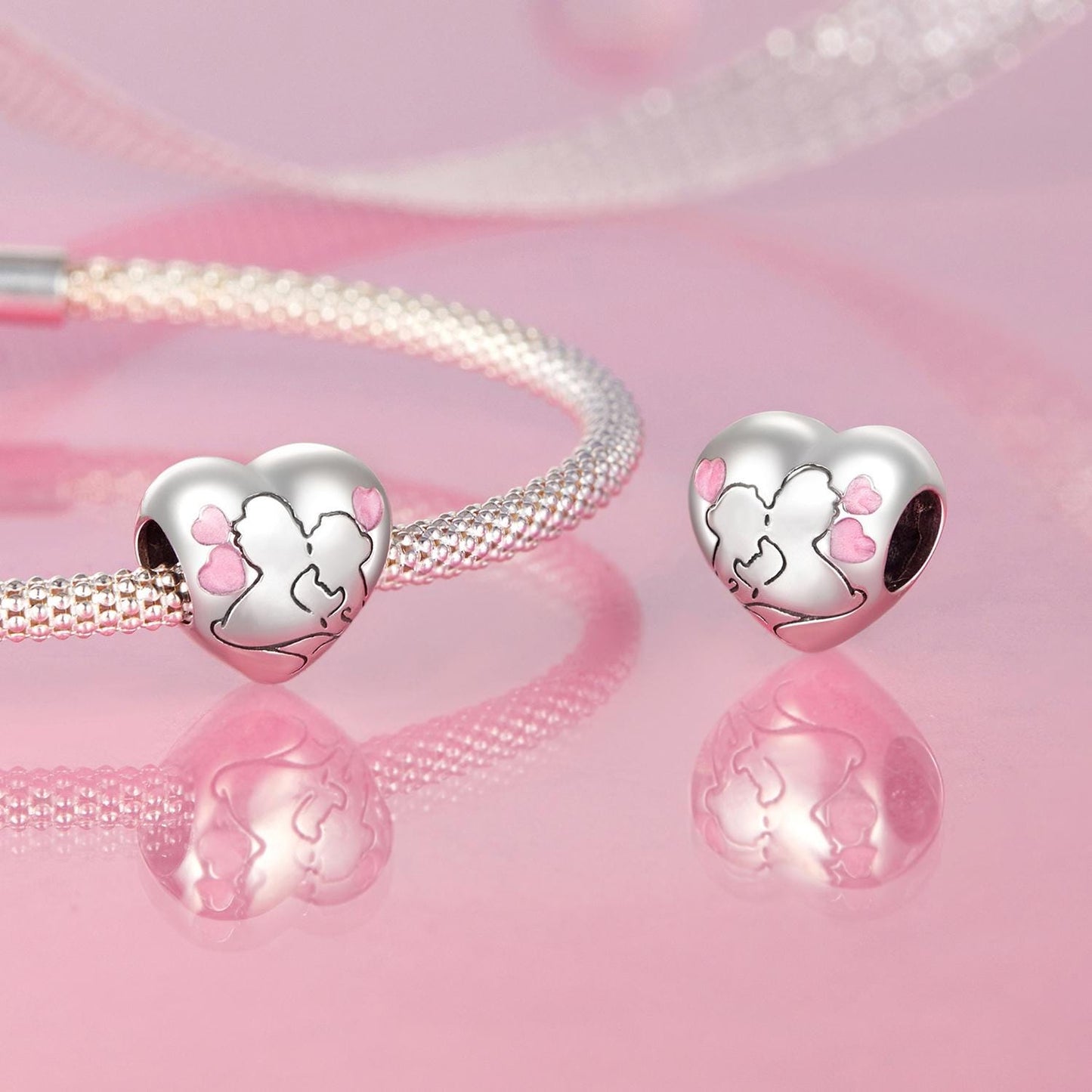 Kissing Heart Charm