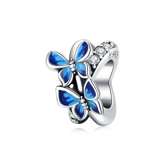 Blue Butterfly Charm