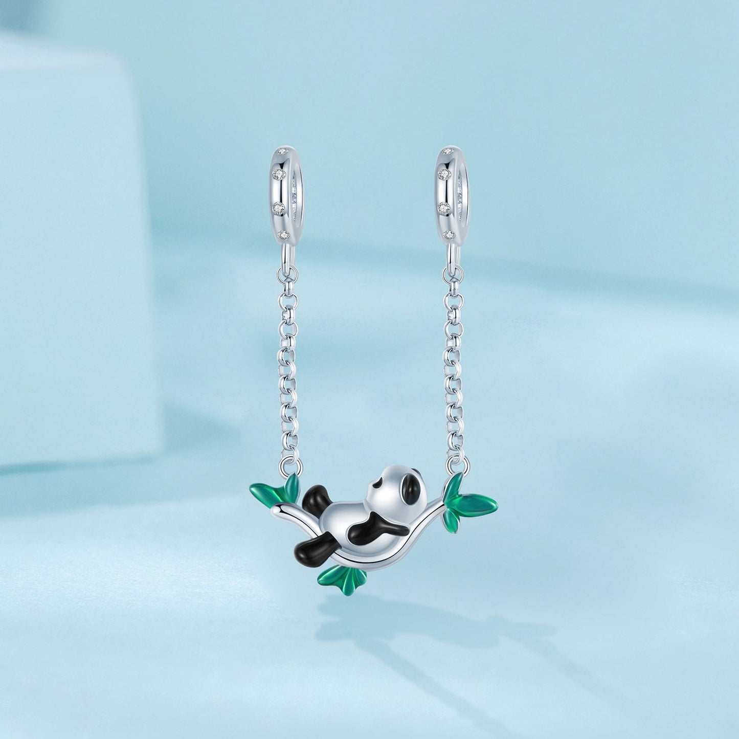 Bamboo Panda Pendant Charm