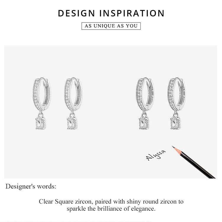 Zircon Love Earrings