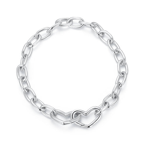 Interlocking Twin Hearts Bracelet
