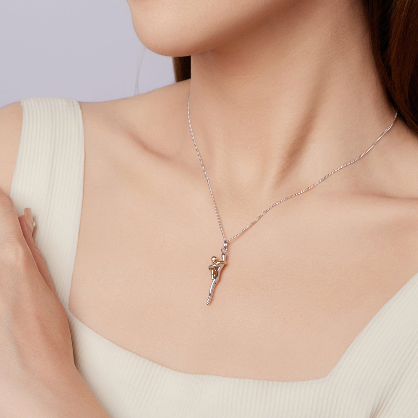 Family Embrace Pendant Necklace