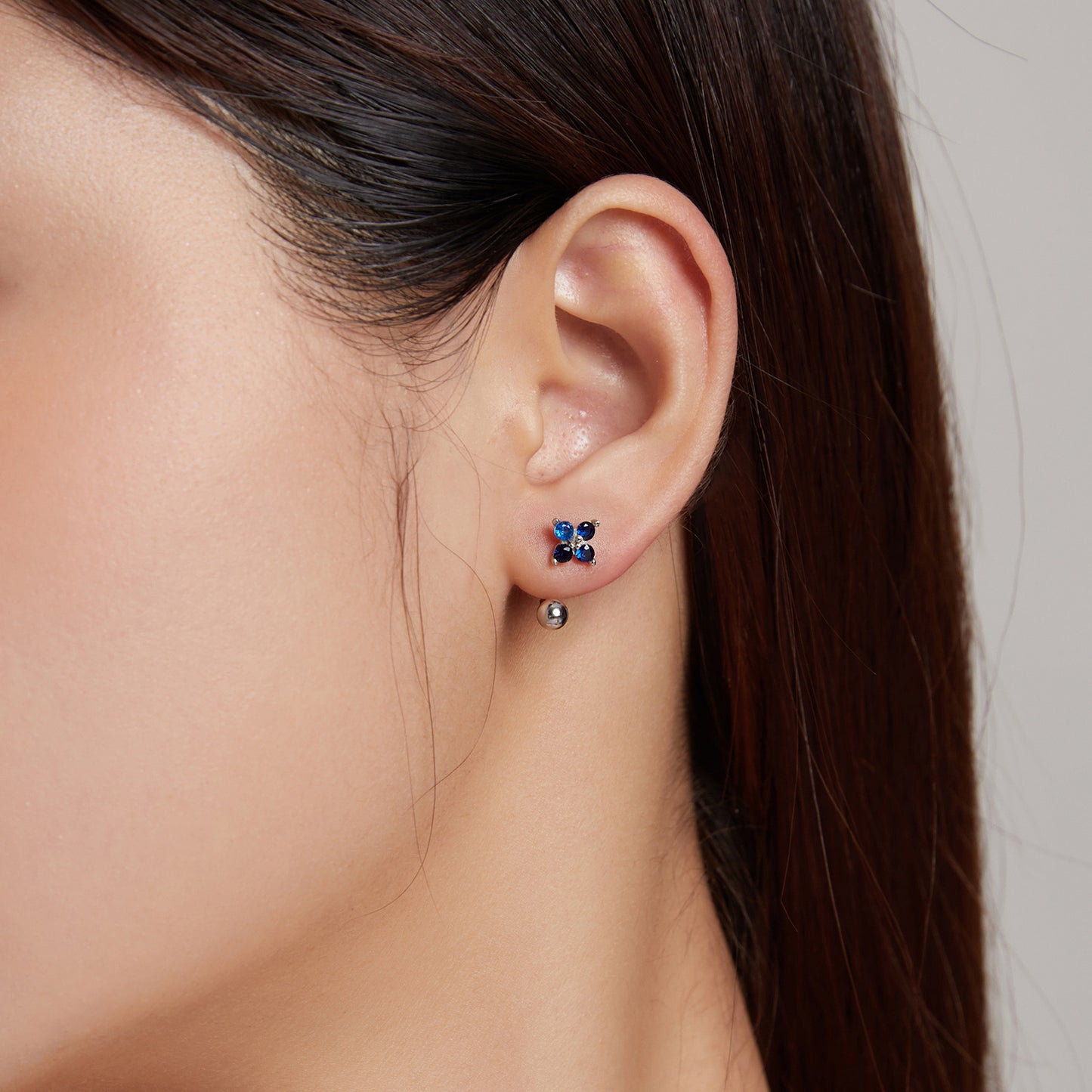 Four-Petal Earrings