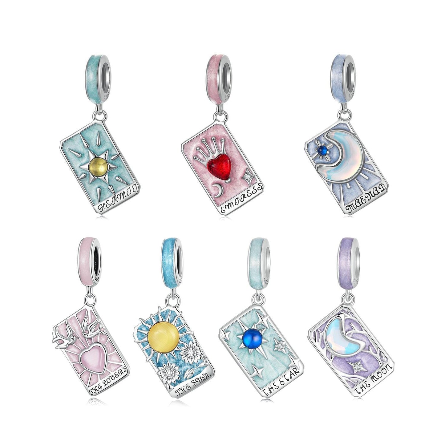 Hermit Tarot Pendant Charm