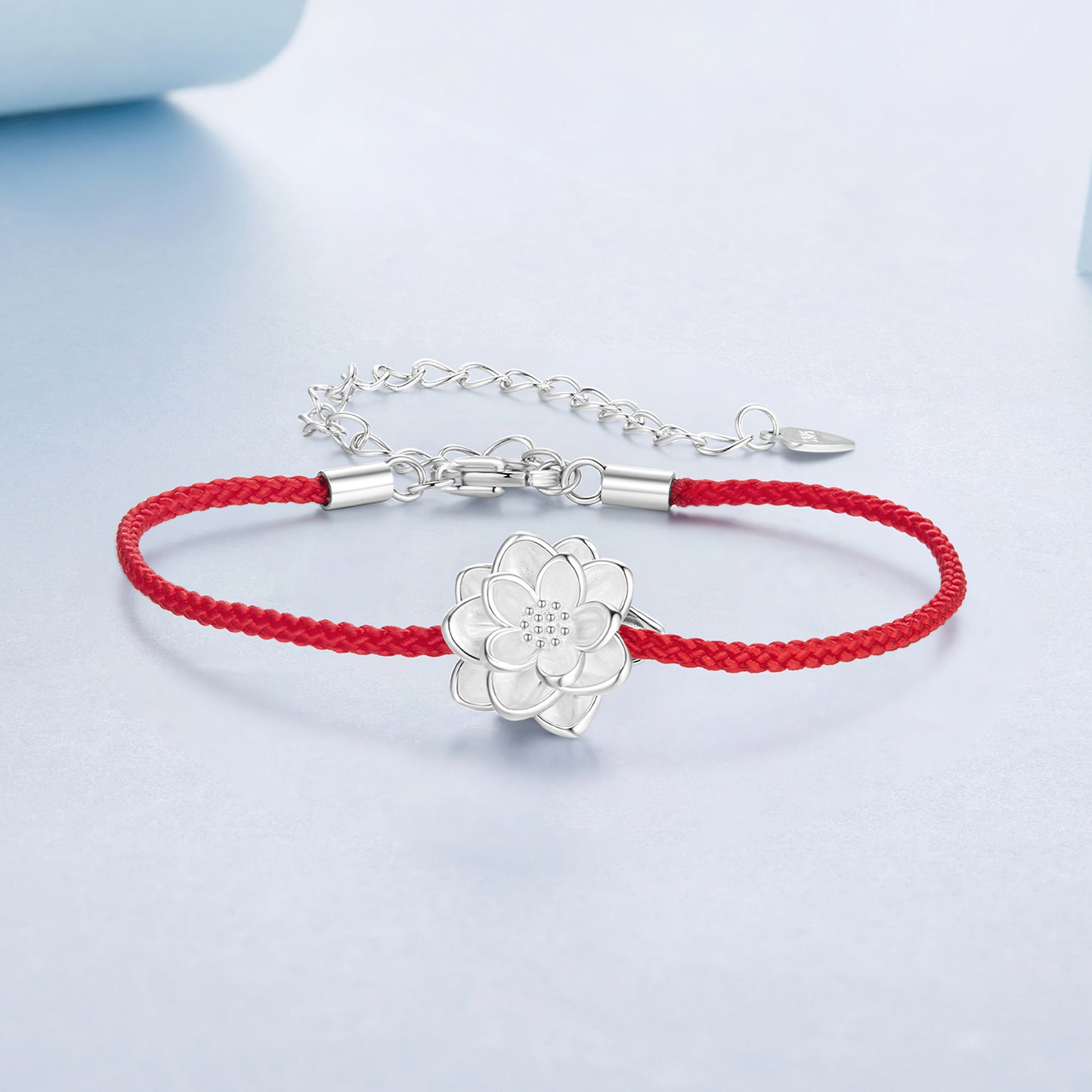 Lotus Red Cord Bracele