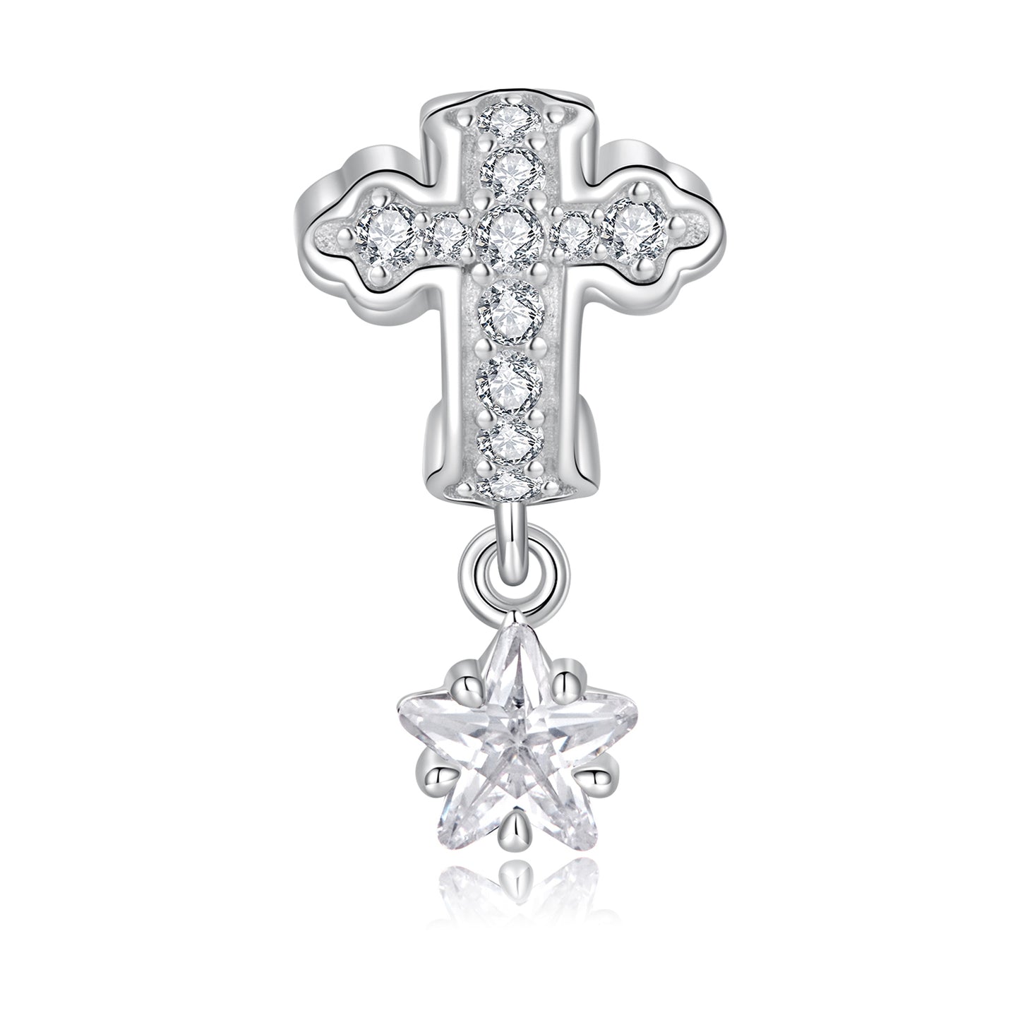 Starlight Christ Silicone Spacer Beads Charm