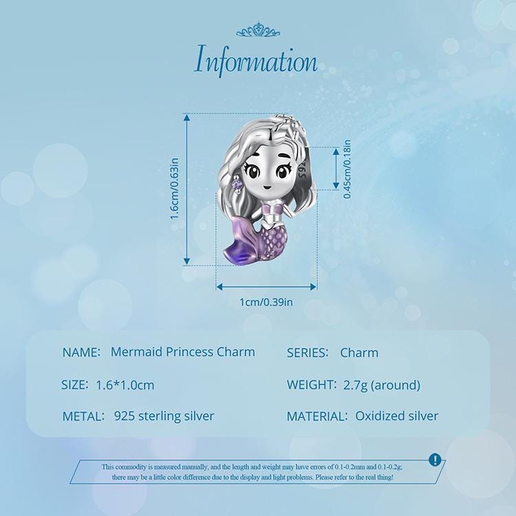 Mermaid Princess Charm