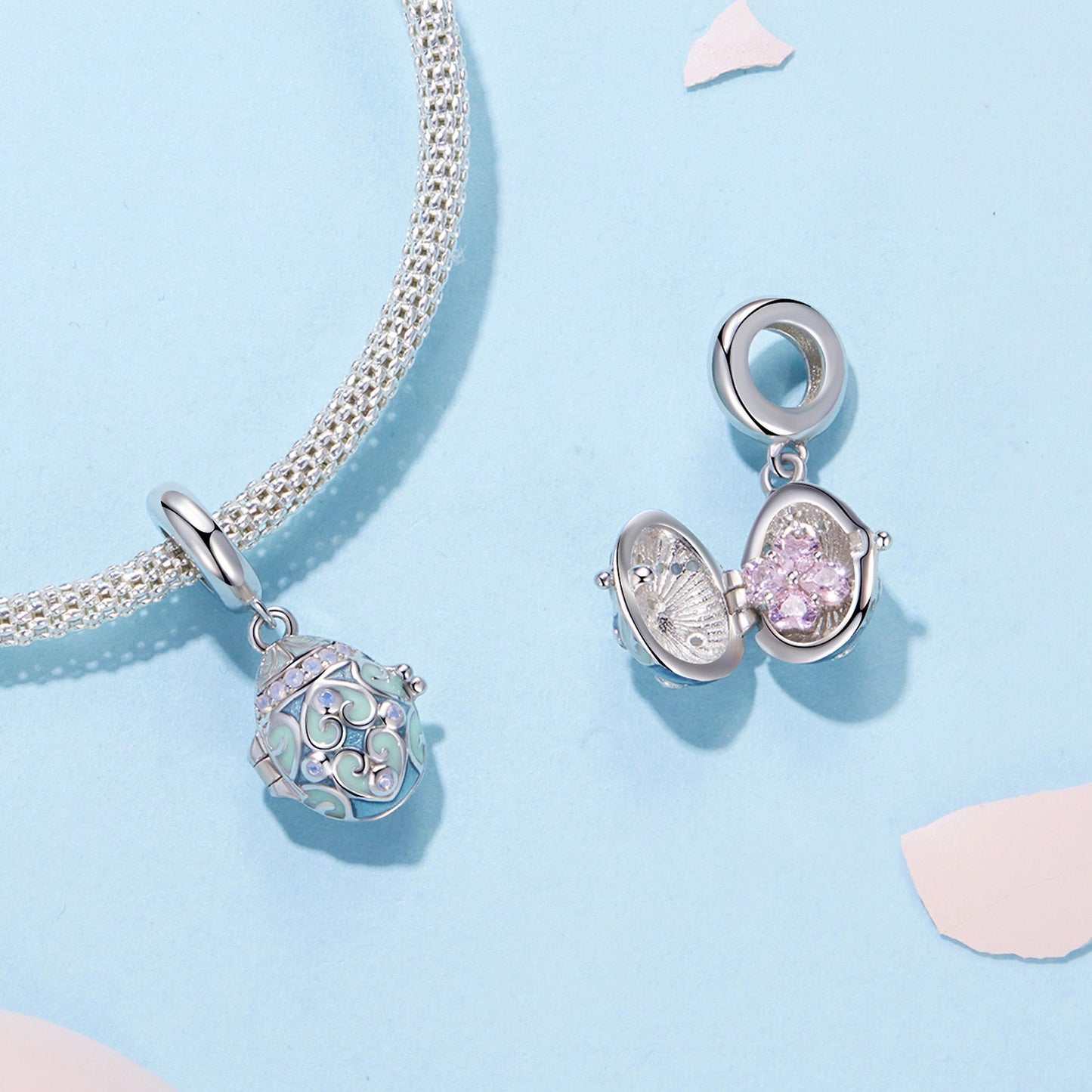 Lucky Egg Pendant Charm