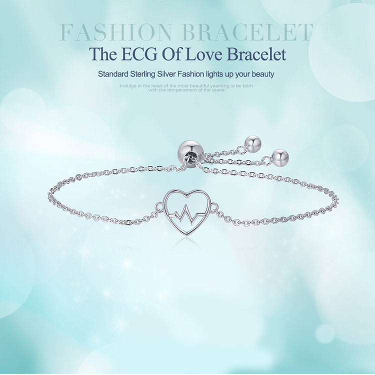 Heartbeat Pattern Bracelet