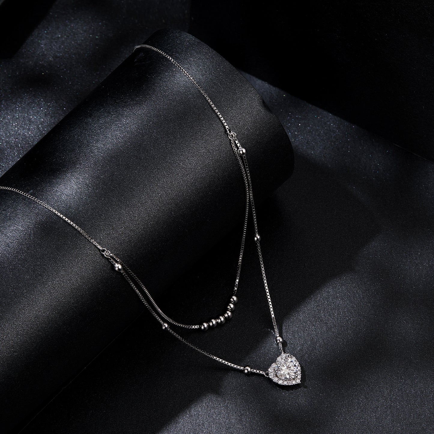 Double-Layer Moissanite Necklace