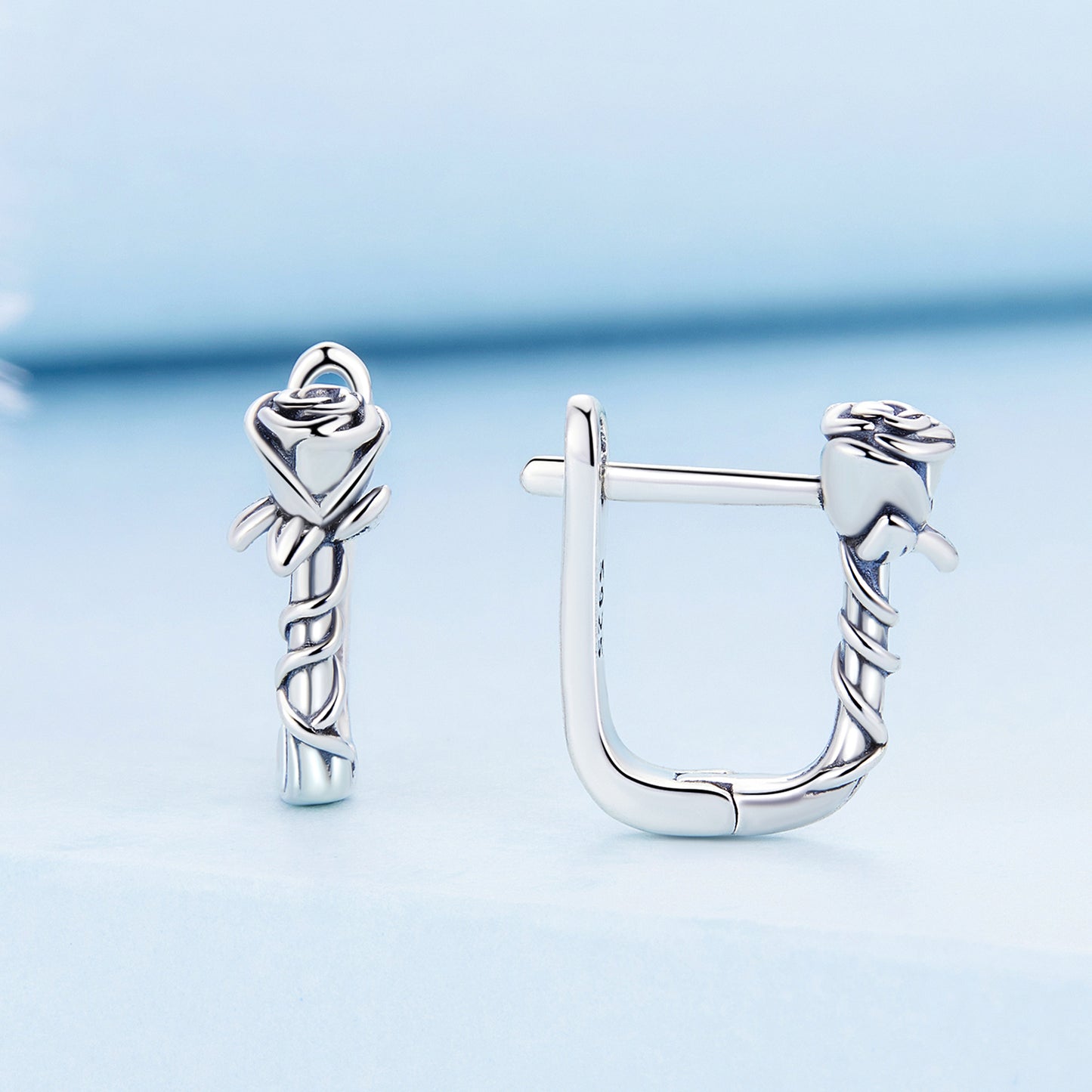 Rose Clip-On Earrings