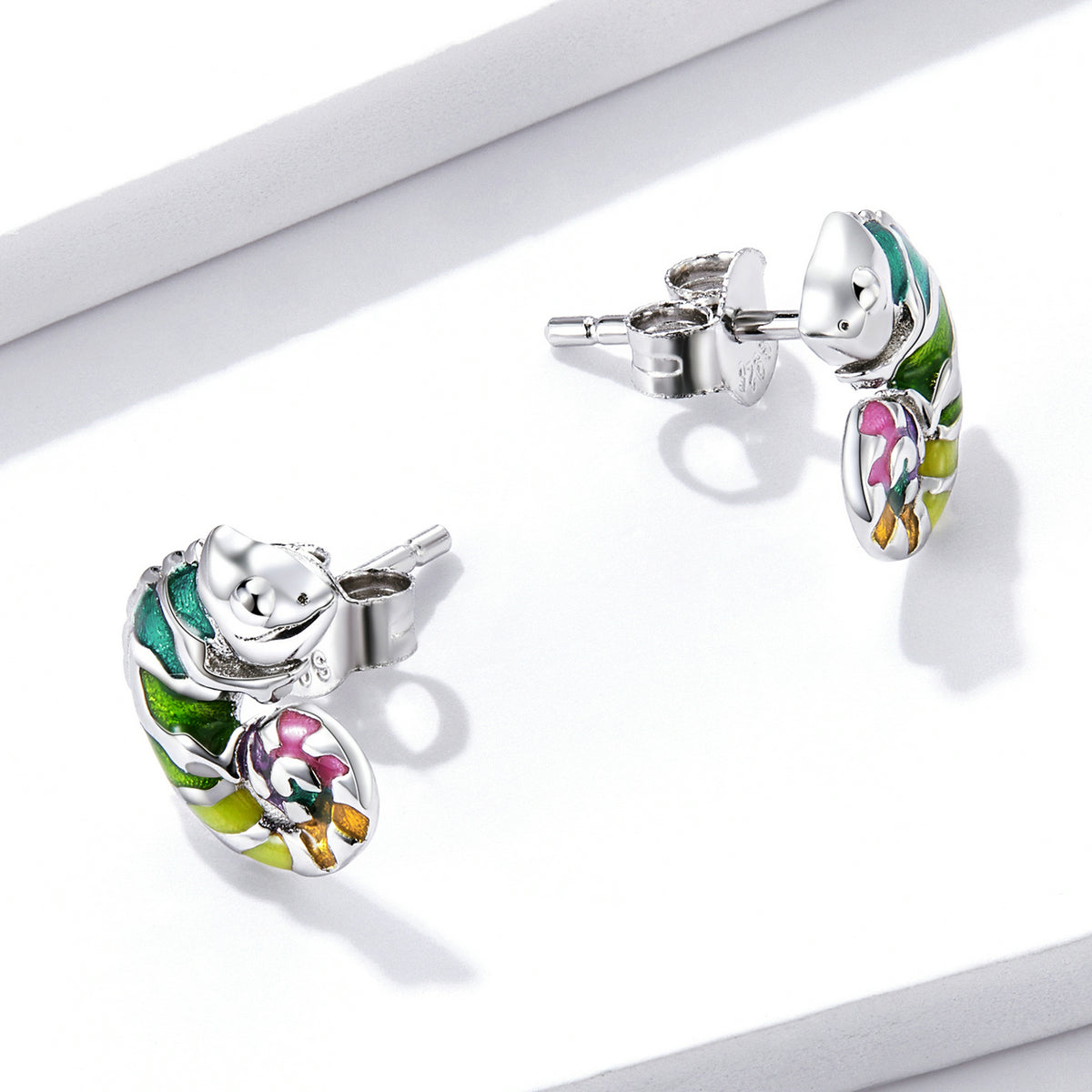 Chameleon Stud Earrings