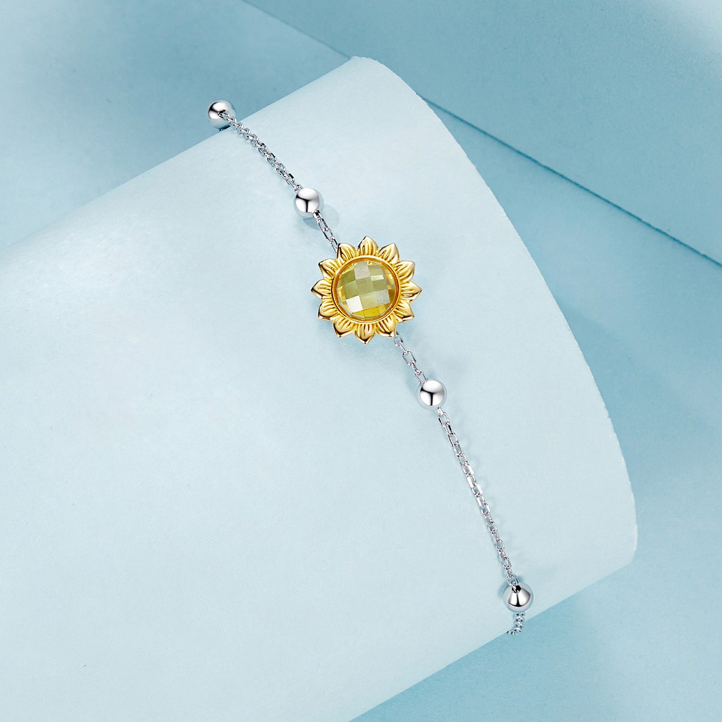 Sunflower Motif Bracelet