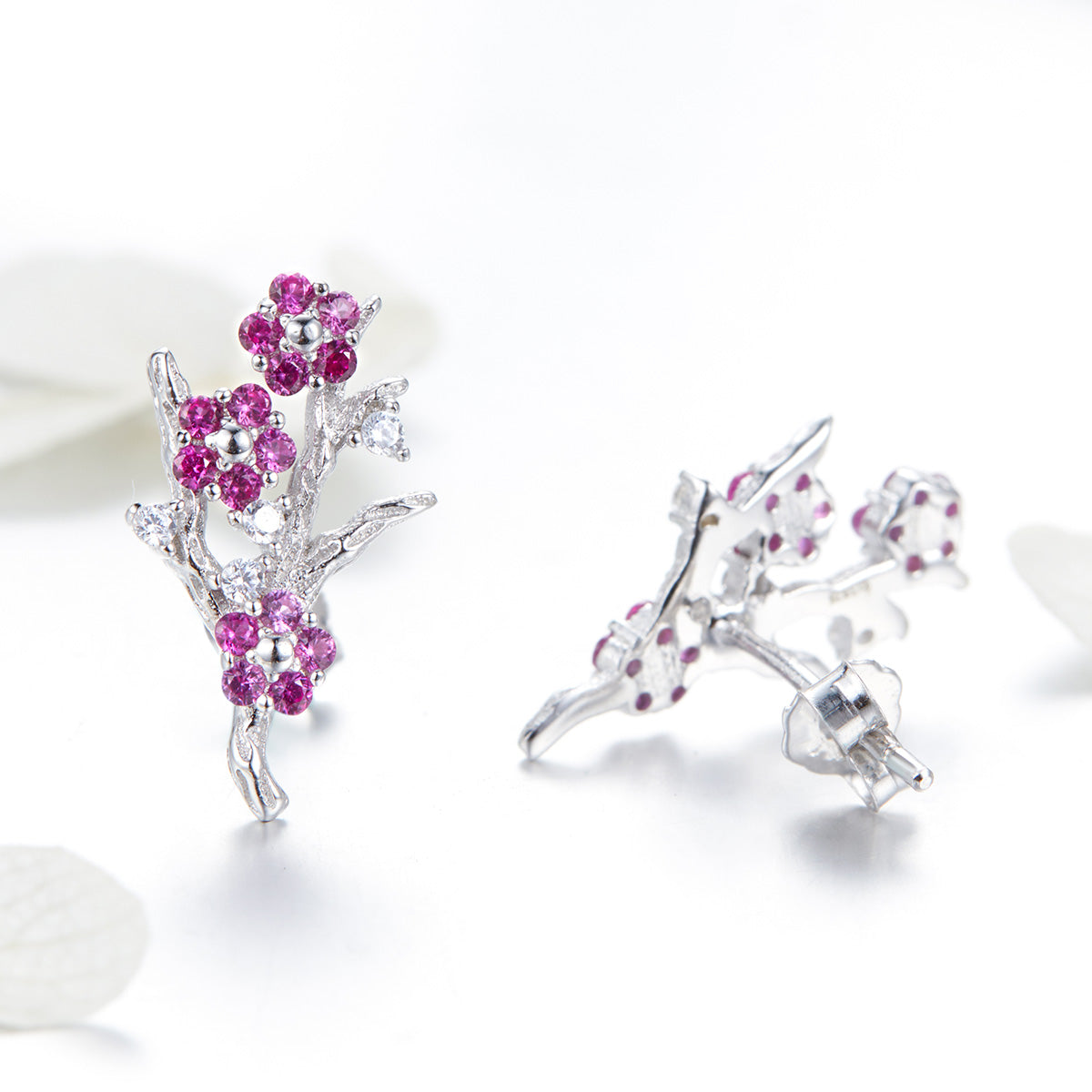 Plum Blossom Earrings