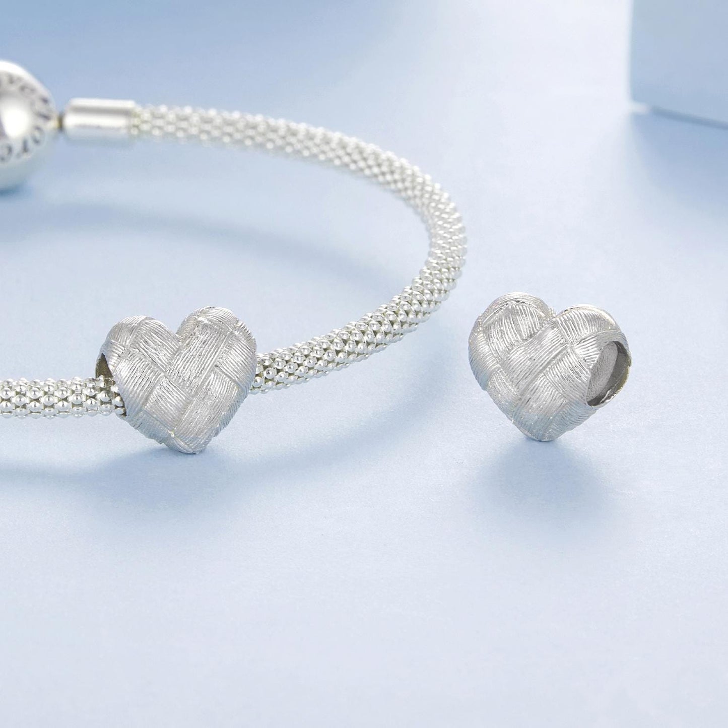 Weaved Heart Charm